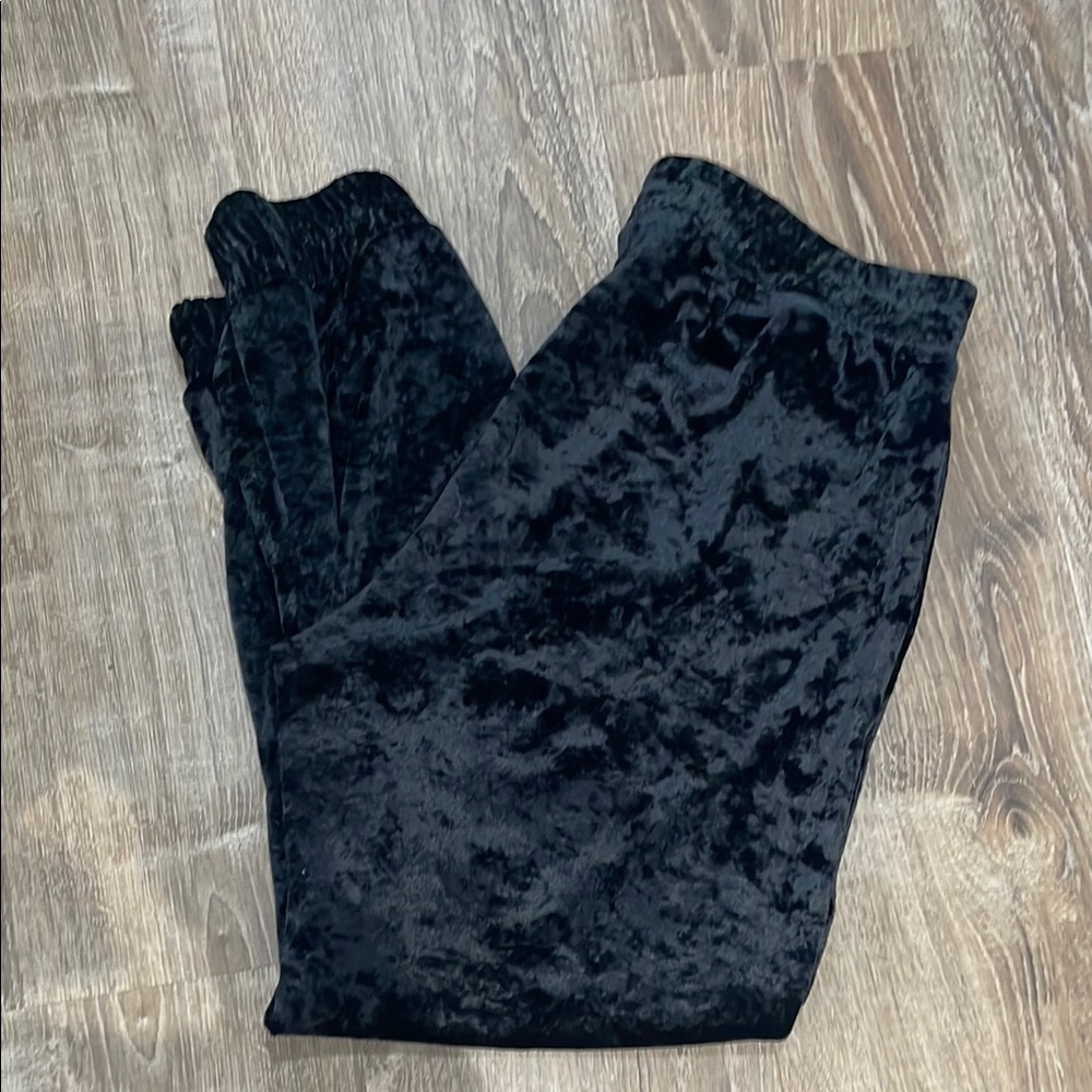 Zara Velvet Joggers
